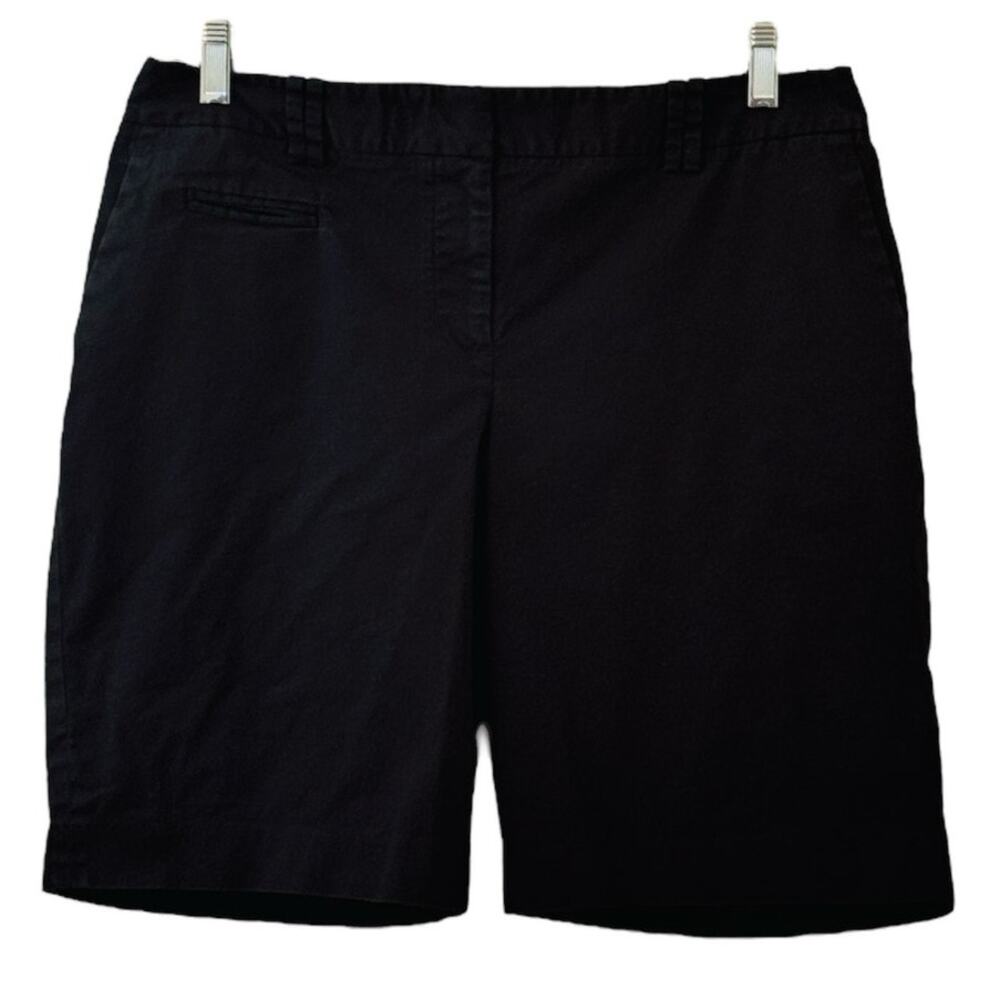 Ann Taylor LOFT Black Bermuda Shorts Size 10